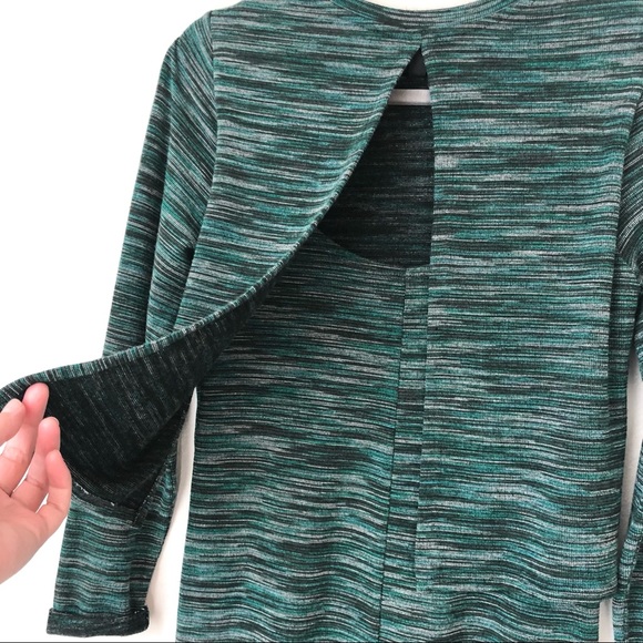 \Topshop\• Green Striped Sweater Dress - Picture 11 of 14